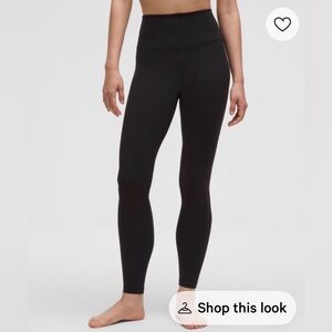 Lululemon Align High Rise 28” black leggings